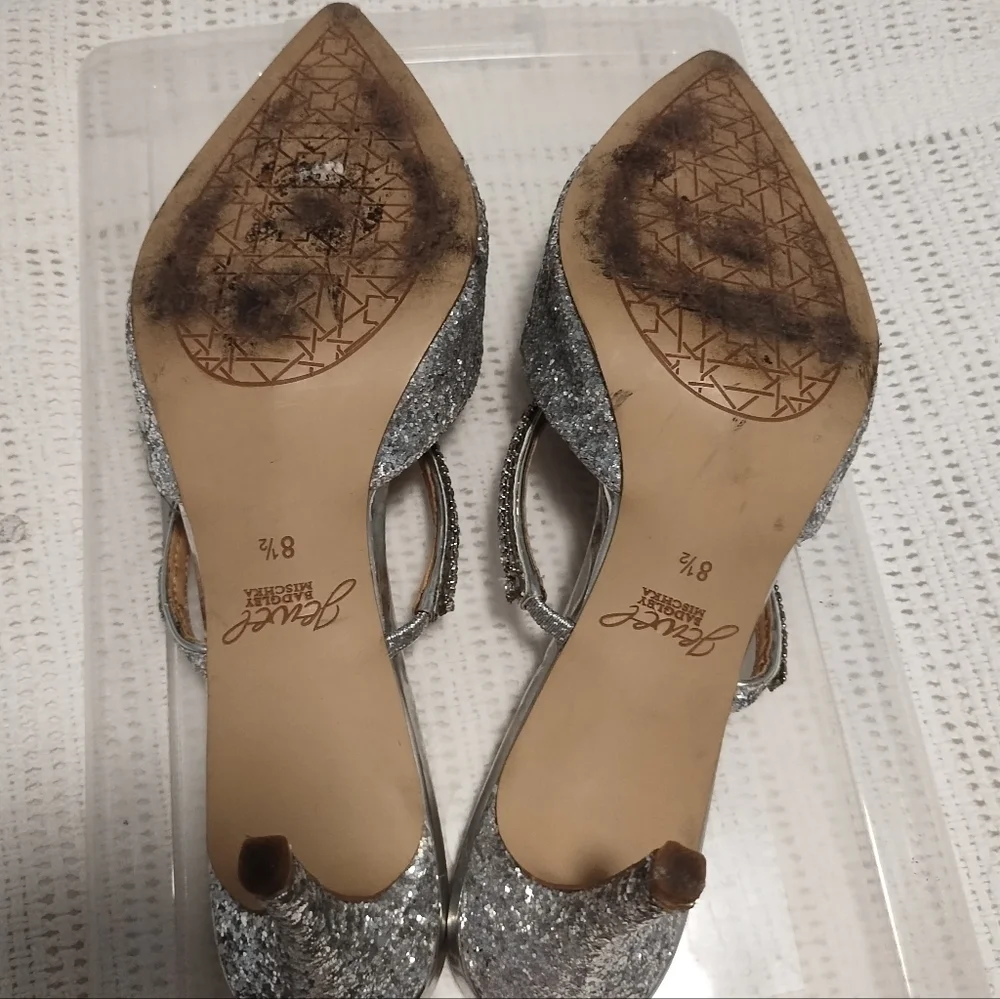Jewel Badgley Mischka Jan Strappy Pointed Toe Stiletto